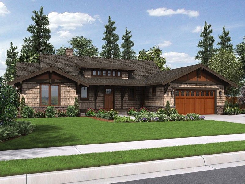 The Meriwether Craftsman Ranch House Plan