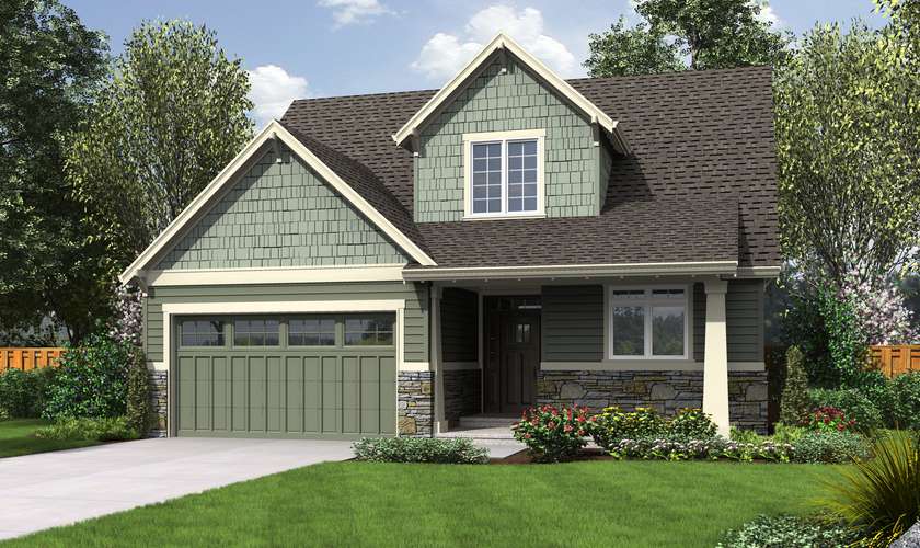 Mascord House Plan 2185AB: The Scappoose