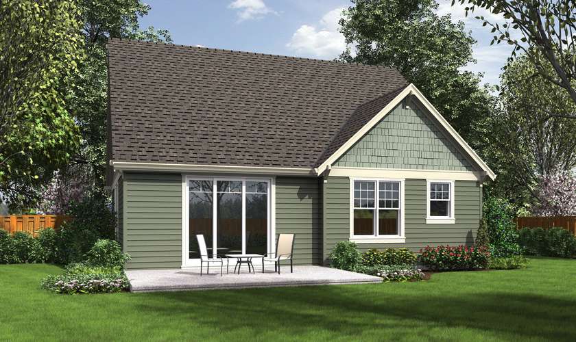 Mascord House Plan 2185AB: The Scappoose