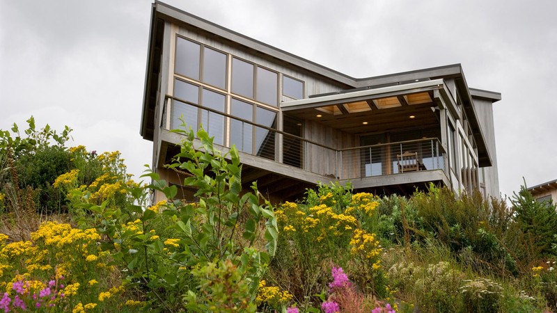 Exterior - Neskowin Contemporary House Plans