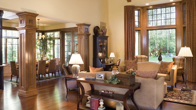 Craftsman Home Plans 2458 The Copper Falls Interior