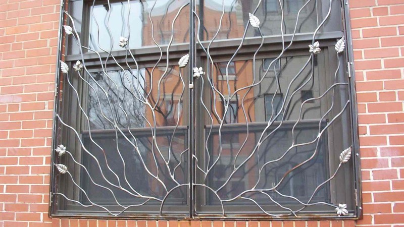 Stylish bars protect windows without looking unsightly in the aftermath of the apocalypse