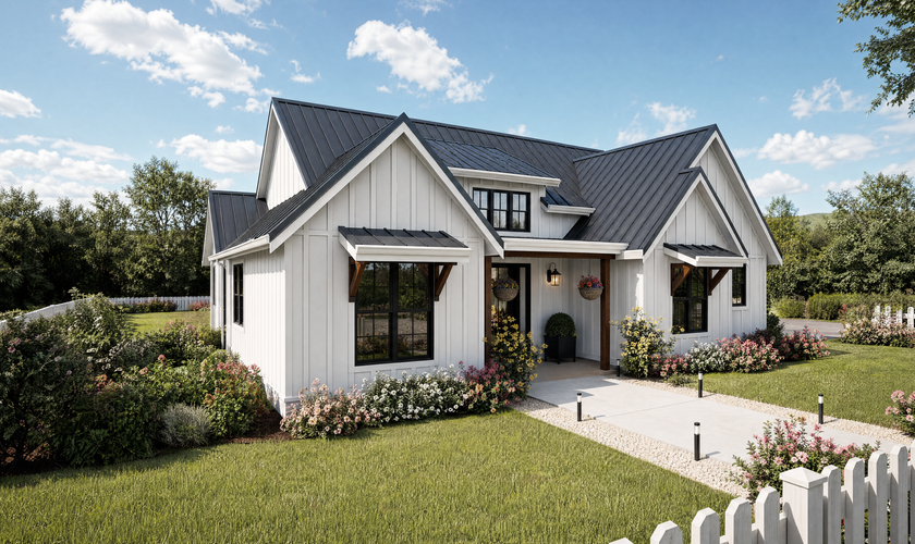 Mascord House Plan 11108: The Brambleberry