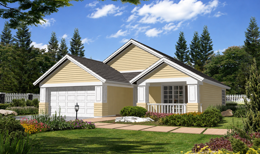 Mascord House Plan 1132B: The Laureline