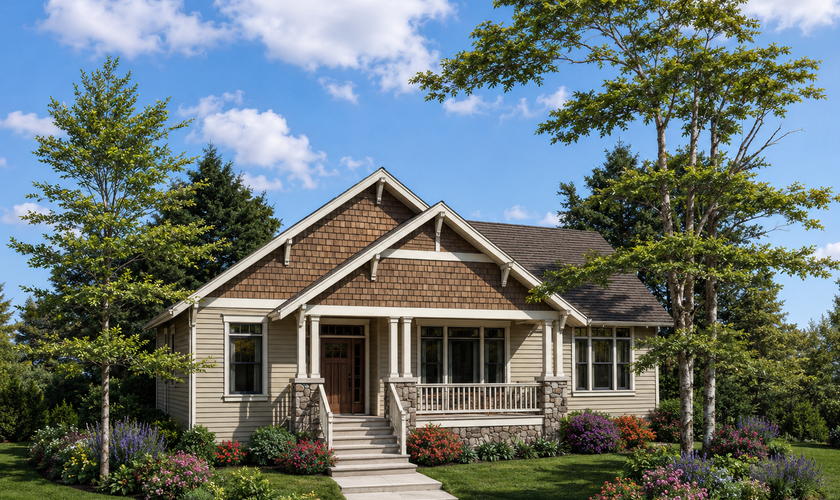 Mascord House Plan 1221A: The Kentwood