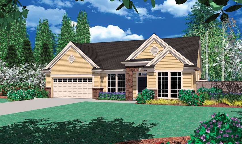 Mascord House Plan 1147: The Brookings