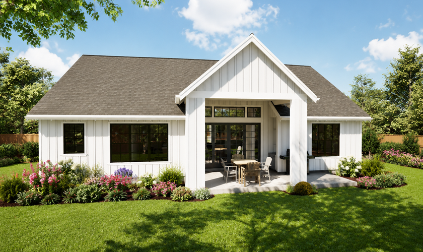 Mascord House Plan 1149J: The Brookhaven