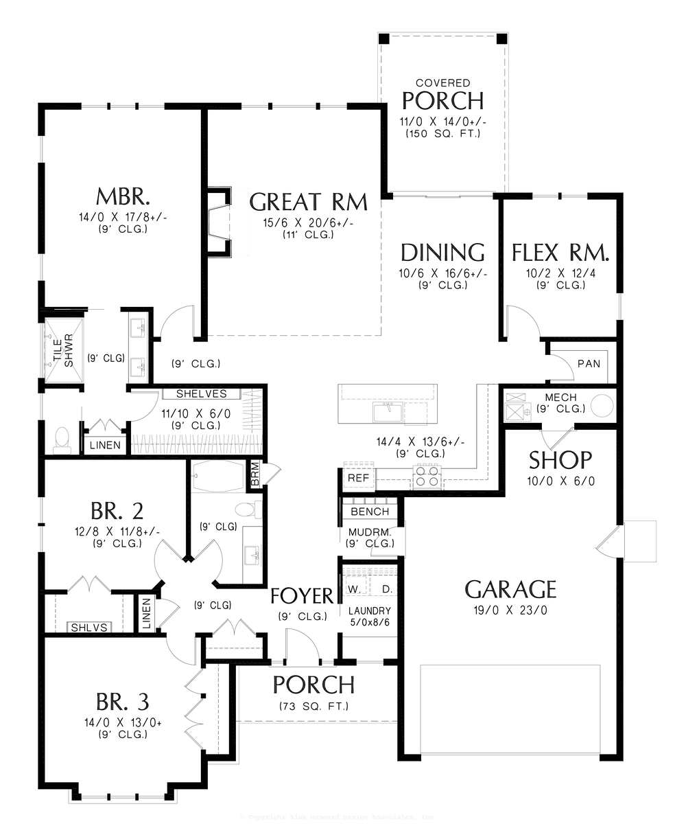 Luxury Modern Prairie Style House Plan 1006: Aurora