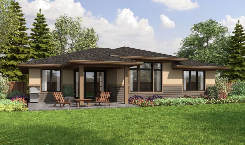 Mascord House Plan 1152D: The Prairie Haven