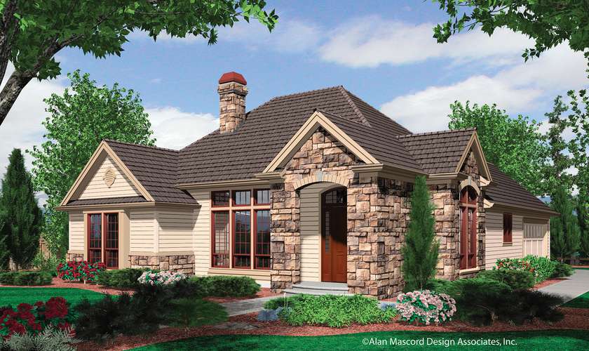 Mascord House Plan 1154A: The Trumbull