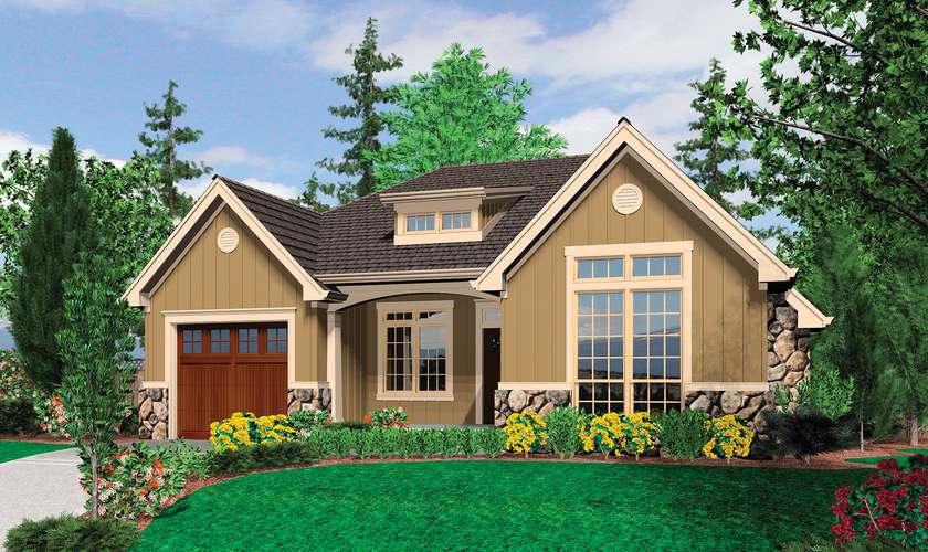 Mascord House Plan 1155A: The Northwood