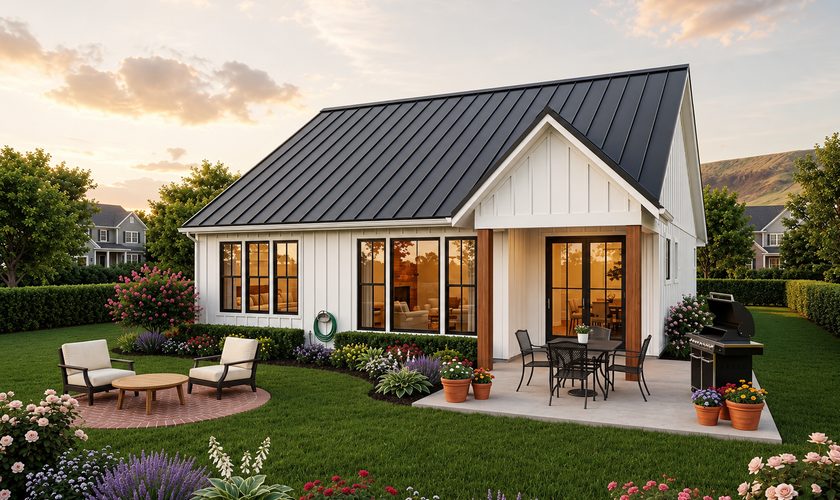 Mascord House Plan 1180D: The Meadowgate Cottage