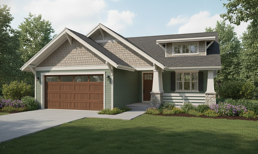 Mascord House Plan B1187E: The 