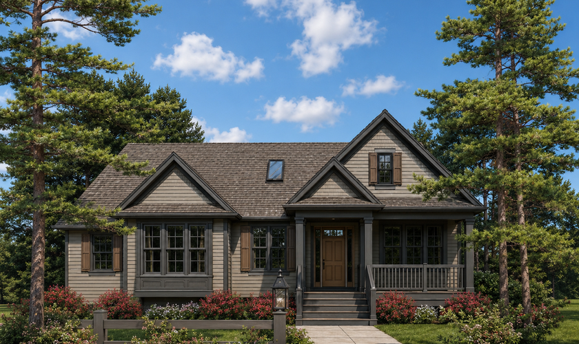 Mascord House Plan 1229: The Milton