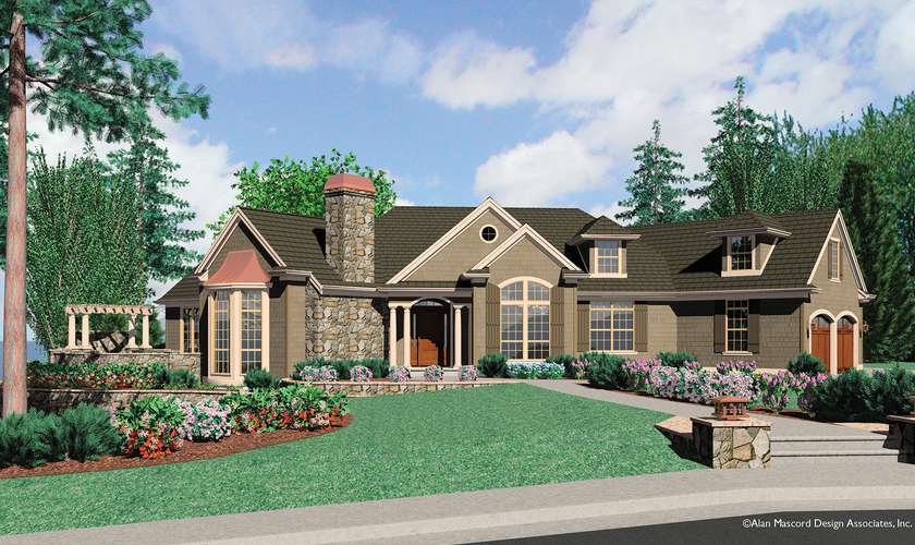 Mascord House Plan 1233: The Cainsville