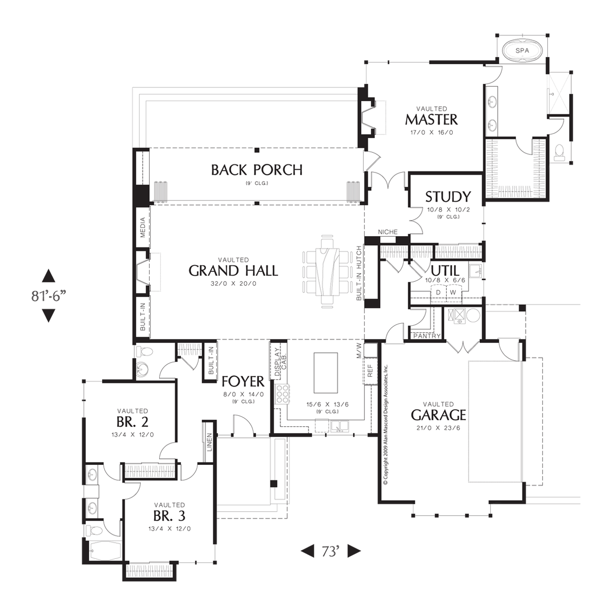 Contemporary House Plan 1242A The Caprica 2749 Sqft 3 Beds 2 1 Baths