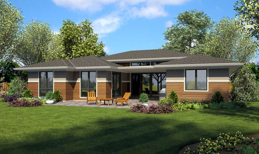 Erwin: Modern Home Blueprints Ideal for a Busy Family | 2374 Sq Ft