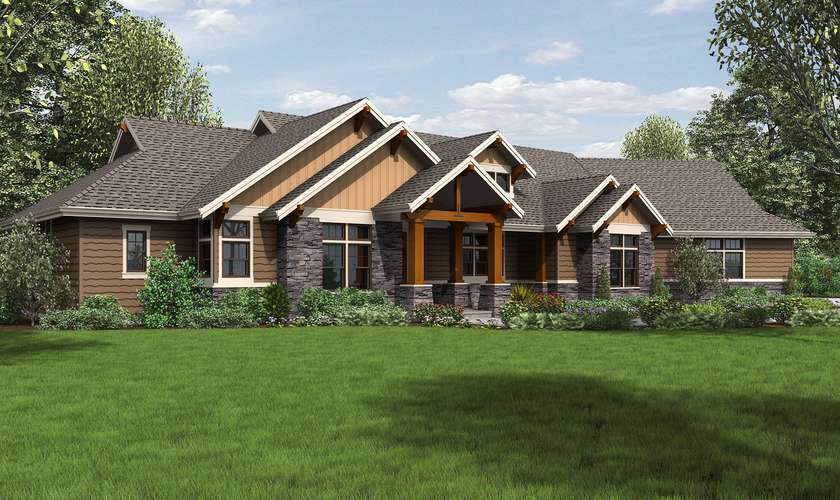 Mascord House Plan 1250: The Westfall