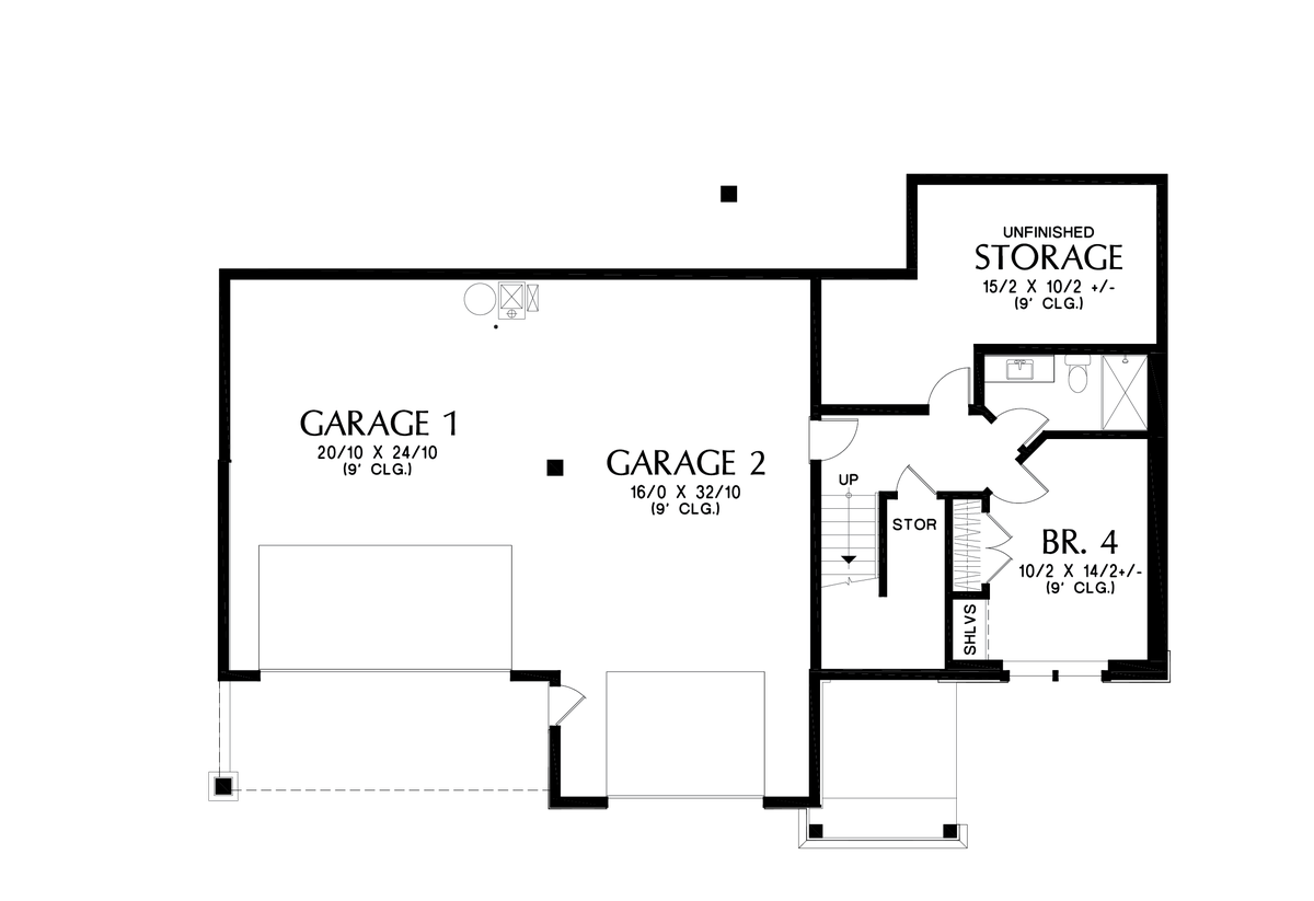 Mountain Modern House Plan 1261 The Meadow View: 2098 Sqft, 4 Beds, 3 Baths