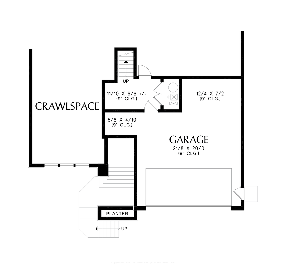 Marylebone: Upslope Plan with Option for Third Car | 2044 Sq Ft