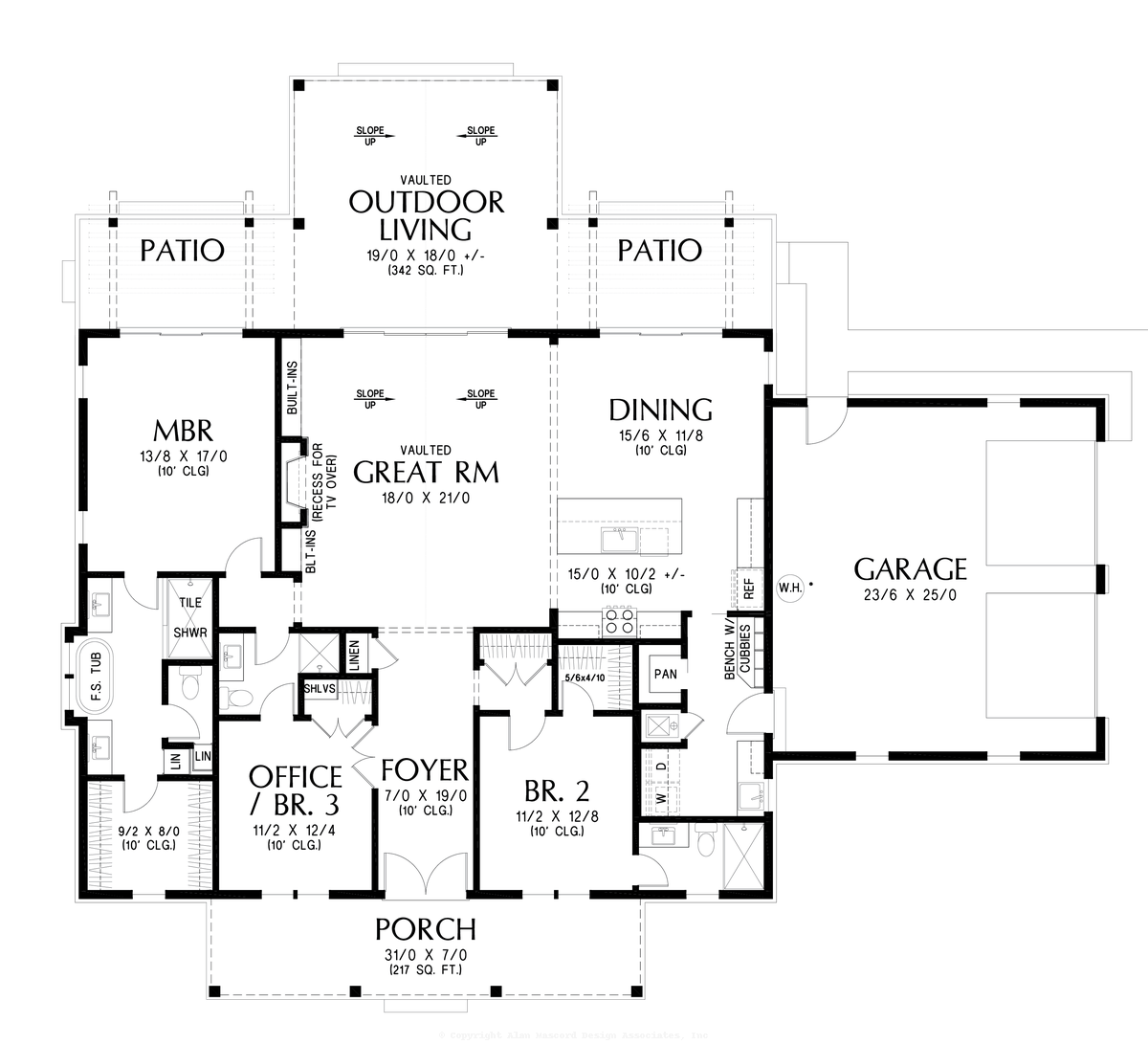 Detail Photo image for Mascord Meadow Lane-Spacious Single Story Farmhouse-Detail Photo