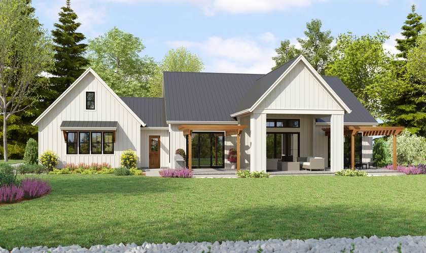 Mascord House Plan 1274A: The Cherry Park