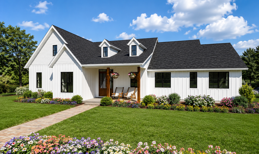 Mascord House Plan 1288: The Meadowridge