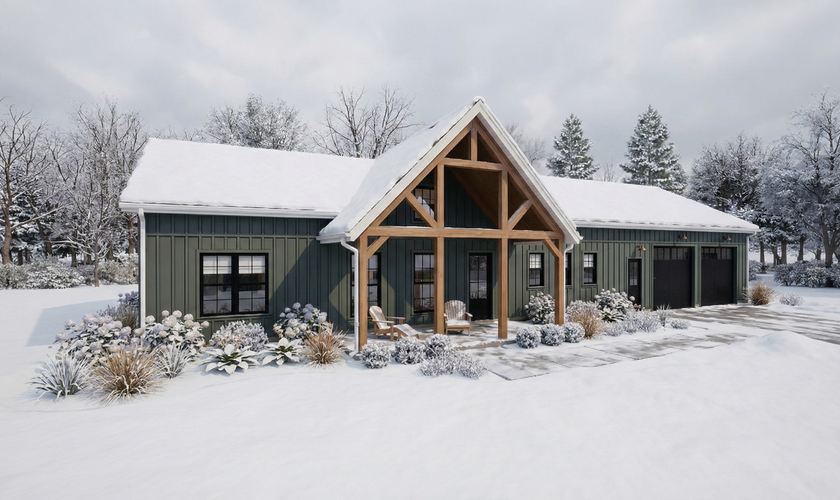 Mascord House Plan 1292: The Prairie Pine