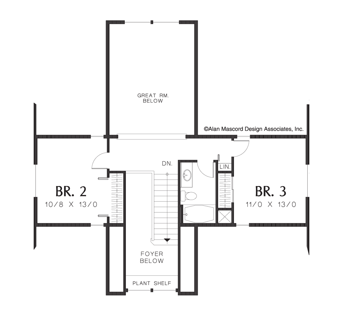 Traditional House Plan 2106C The Wellborn: 1919 Sqft, 4 Beds, 2.1 Baths