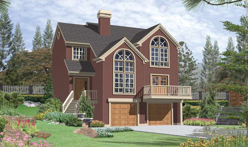 Mascord House Plan 2113A: The Everett