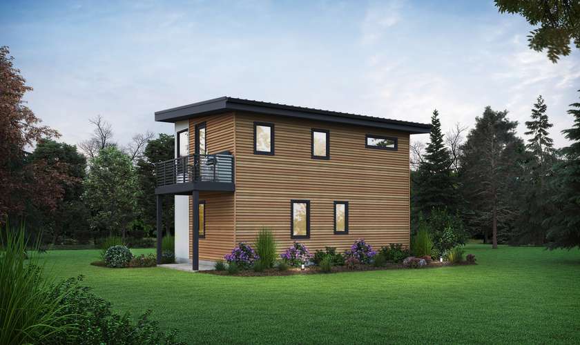 Mascord House Plan 21156: The Pine Lodge