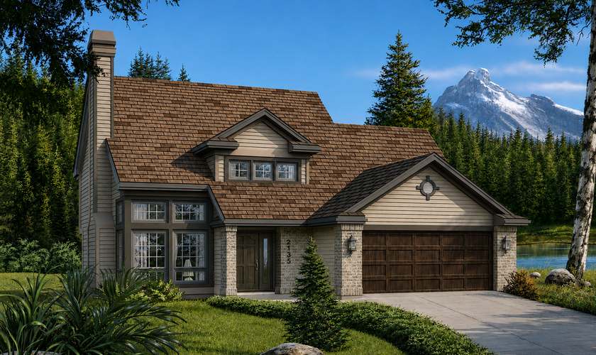 Mascord House Plan 2135: The Seville