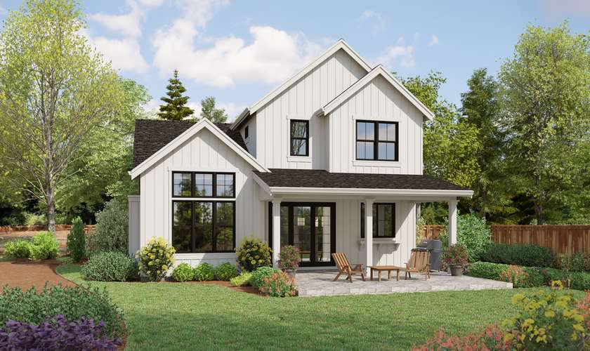 Mascord House Plan 2154H: The Clitheroe