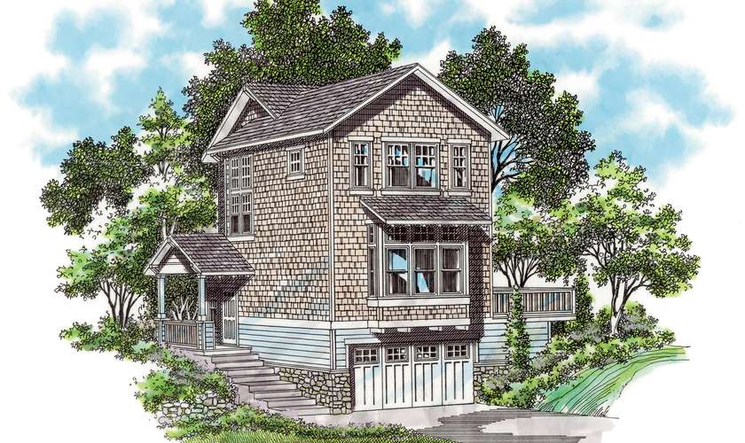 Mascord House Plan 2180A: The Willow Wood