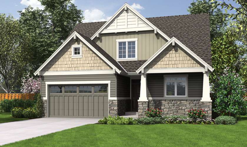 Mascord House Plan 2185AA: The Florence