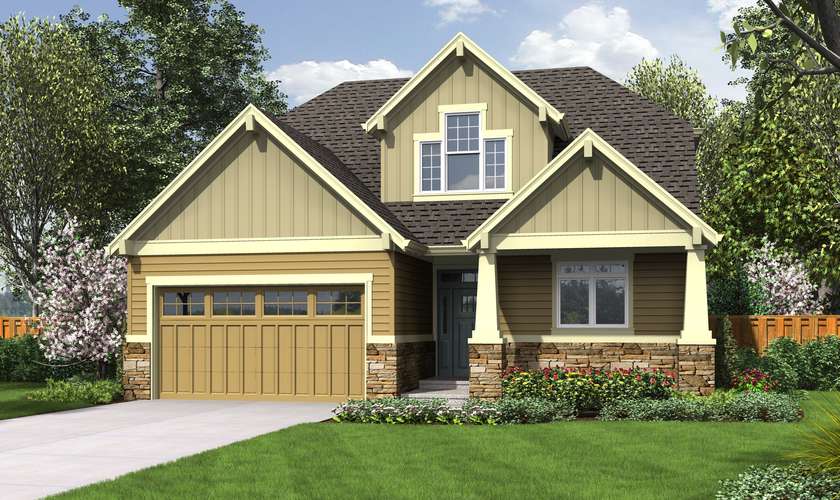 Mascord House Plan 2185AC: The Nehalem