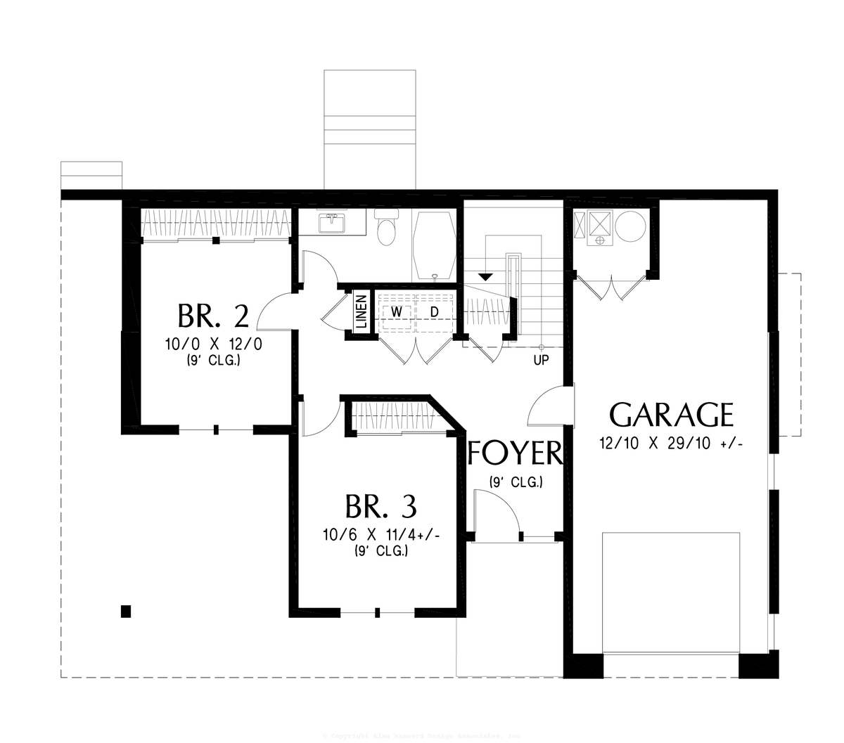 Lower Floor Plan image for Mascord Eagle Crest-Great Vacation Home or Mountain Retreat-Lower Floor Plan