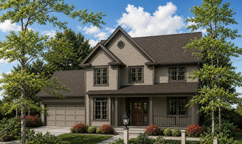 Mascord House Plan 22112: The Alexander