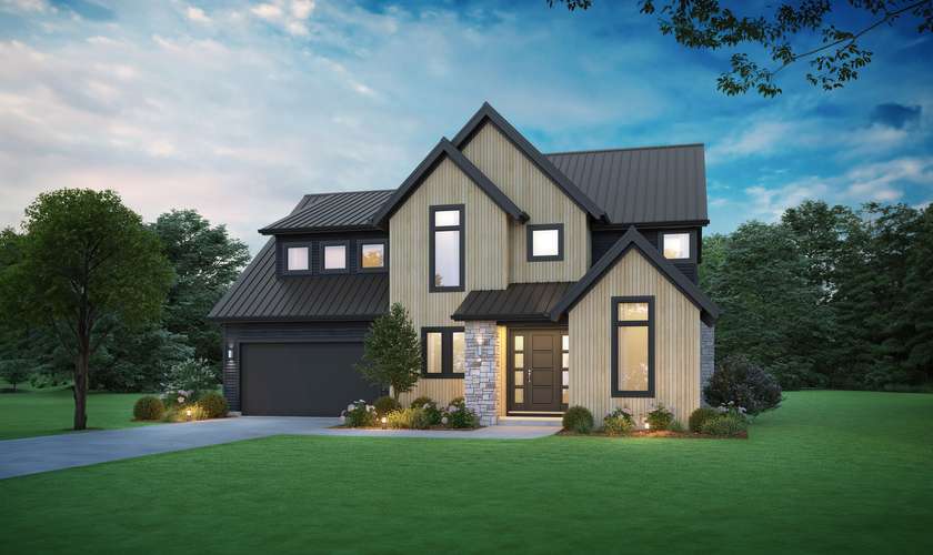 Mascord House Plan 22151E: The Anders