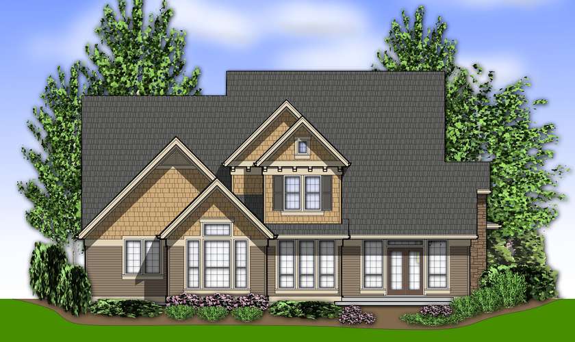 Mascord House Plan 22122Q: The Northbrook