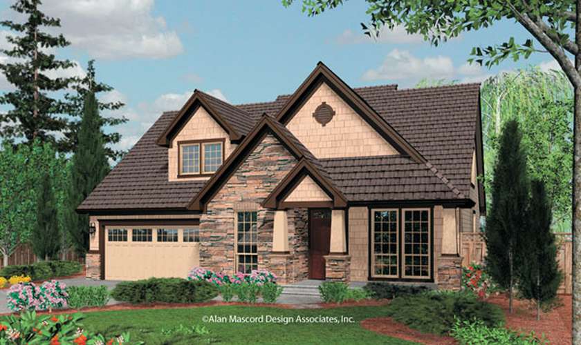 Mascord House Plan 22145: The Ackley