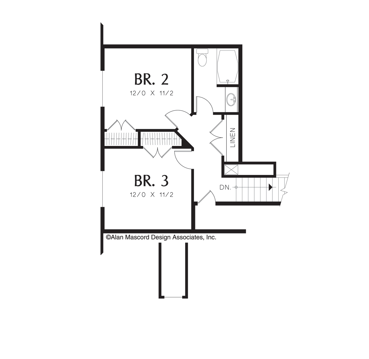 Cottage House Plan 22148 The Sentinel: 2080 Sqft, 3 Beds, 2.1 Baths