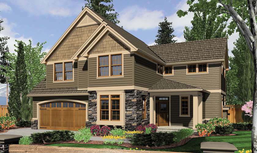 Mascord House Plan 22155: The Gaylord