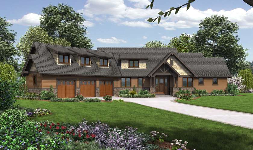 Mascord House Plan 22156F: The Abbeywood