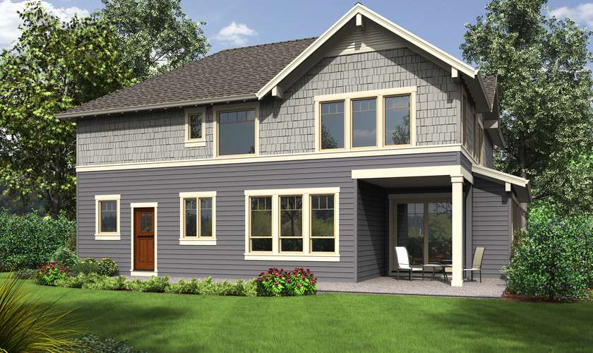 Mascord House Plan 22199: The Hood River