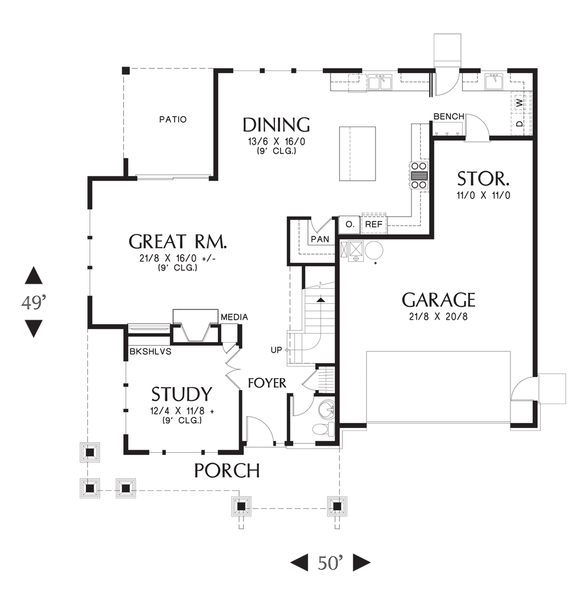 Main Floor Plan image for Mascord --Main Floor Plan