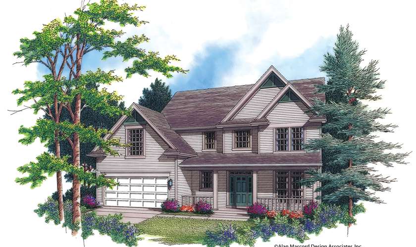 Mascord House Plan 2239NG: The Atwater