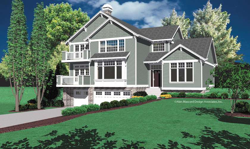 Mascord House Plan 2263DC: The Fairmont