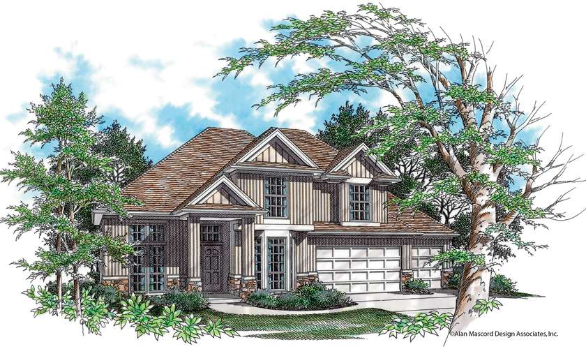 Mascord House Plan 2273: The Conrad