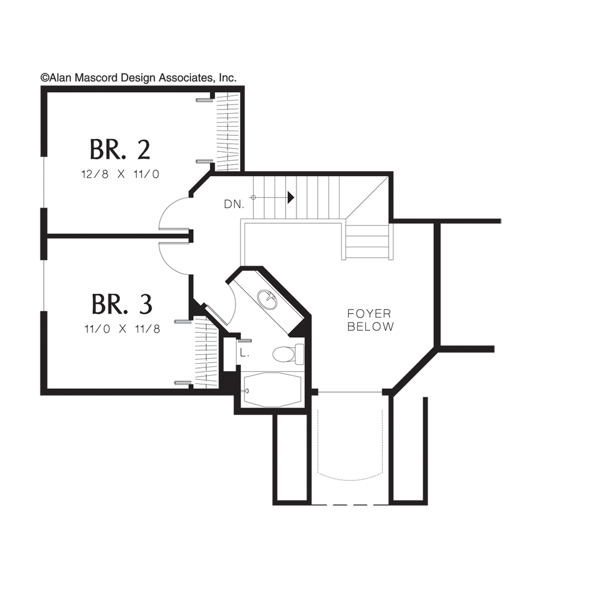 Traditional House Plan 2284 The Newberg: 2135 Sqft, 3 Beds, 2.1 Baths